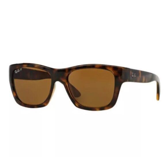 Ray-Ban Unisex Polarized Lightweight Sunglasses, RB4194 Light Havana 53mm - Picture 9 of 12